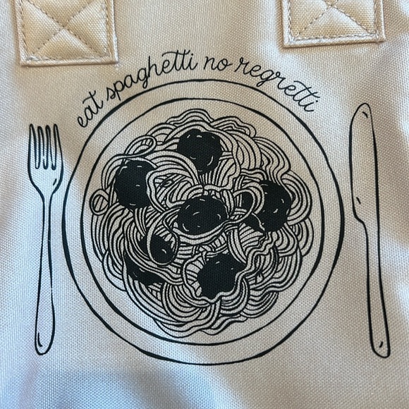 eat spaghetti no regretti ~ old navy ~ lunch bag! too cute! - Picture 2 of 4
